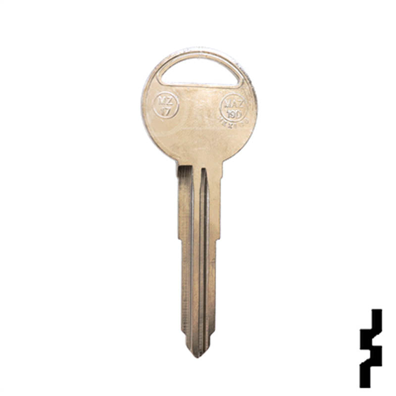 Key Blanks | X188 ( MZ17 ) | Mazda | Replacement Uncut — CLK Supplies