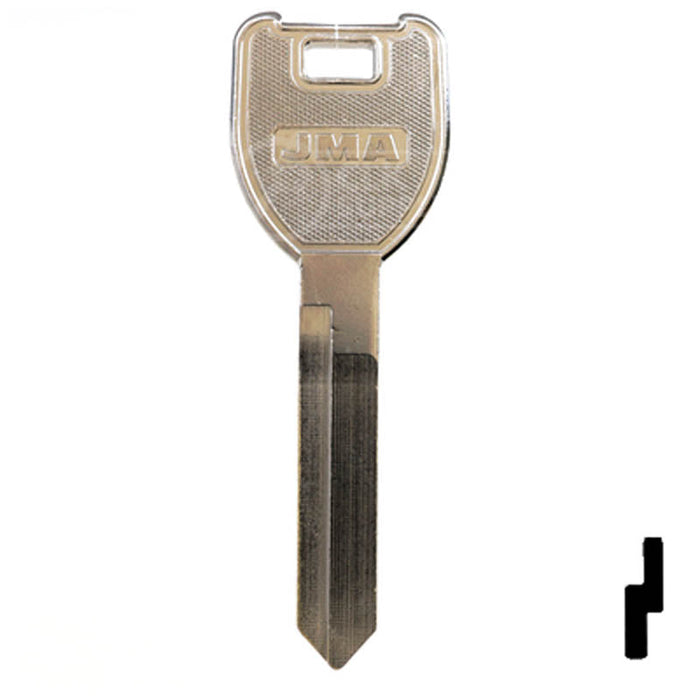 Uncut Key Blank | Mazda | X206, MZ25 Automotive Key JMA USA