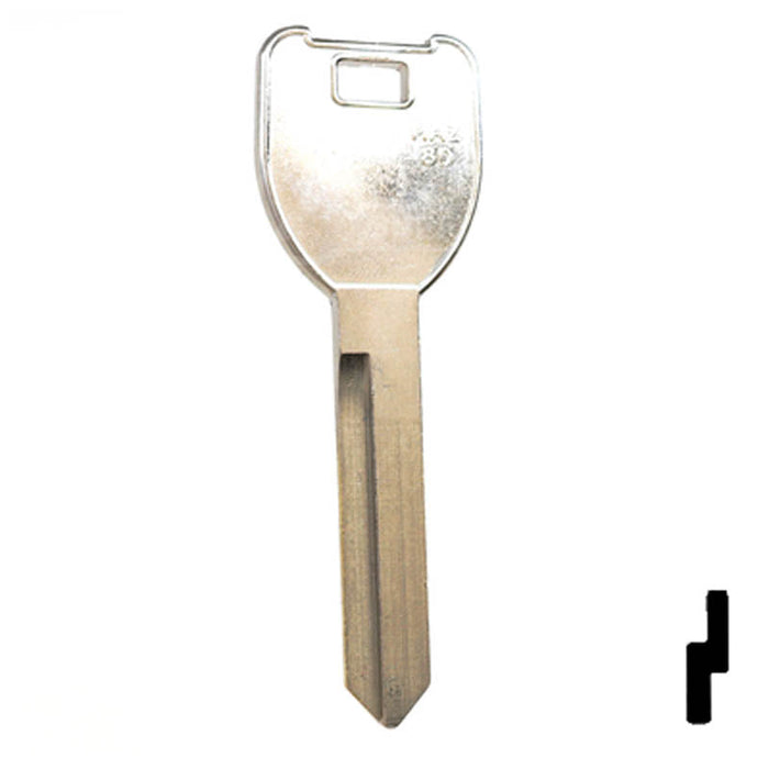 Uncut Key Blank | Mazda | X206, MZ25 Automotive Key JMA USA