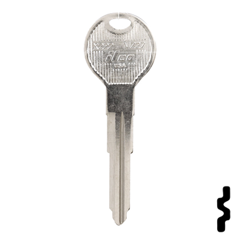 Uncut Key Blank | Mazda | X222, MZ27 — CLK Supplies