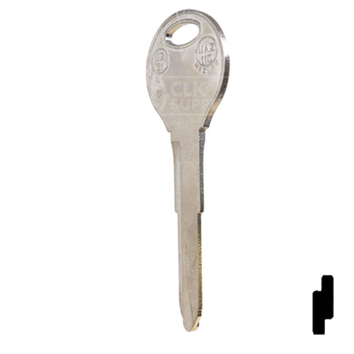 Uncut Key Blank | Mazda | X249, MZ31 Automotive Key JMA USA