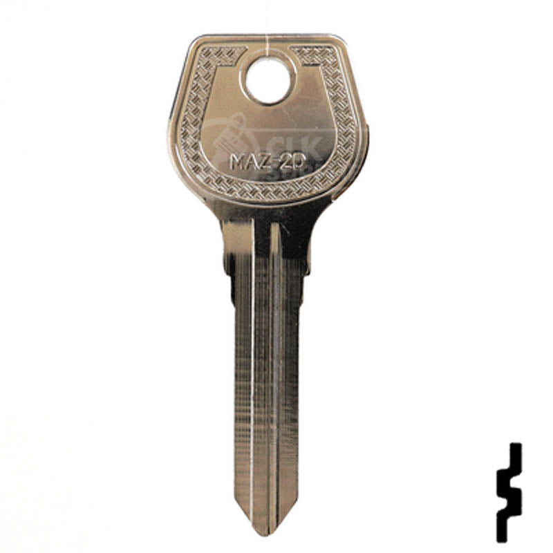 key NISSAN 300ZX Z32 84-89 240SX S13 89-90 Genuine Blank Key KEY00
