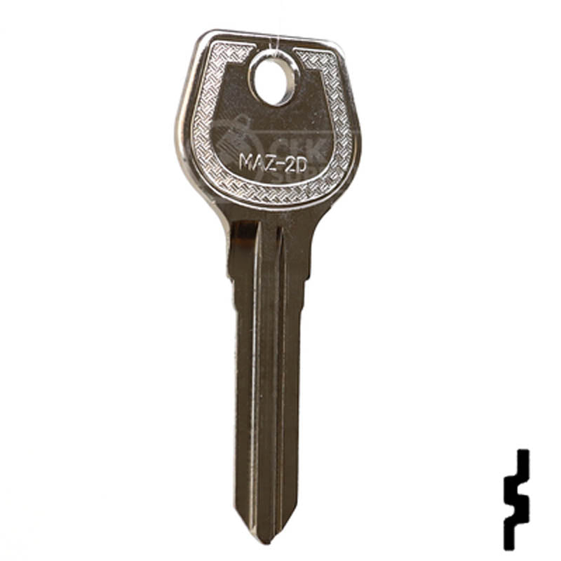 Key Blanks | X26 ( MZ9 ) | Mazda | Replacement Uncut — CLK Supplies