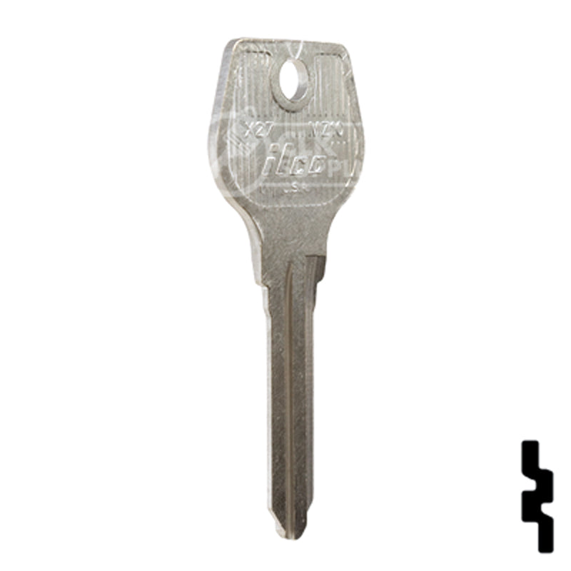 Uncut Key Blank | Mazda | X27-MZ10 — CLK Supplies