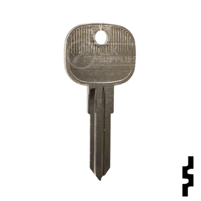 Uncut Key Blank | Mercedes Benz | MB38 Automotive Key Ilco