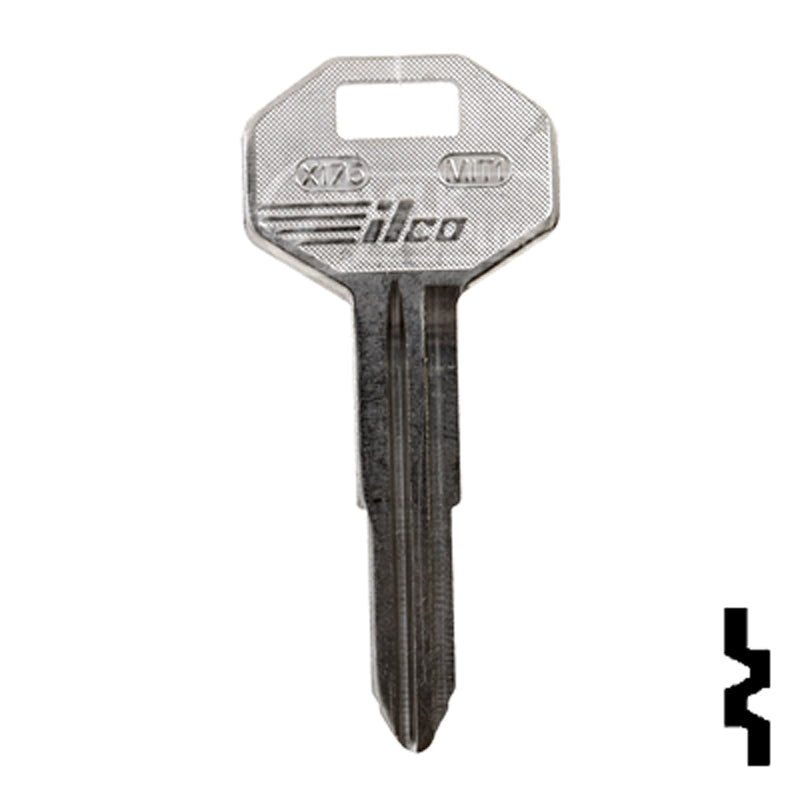 Uncut Key Blank | Mitsubishi | X176, MIT1 — CLK Supplies