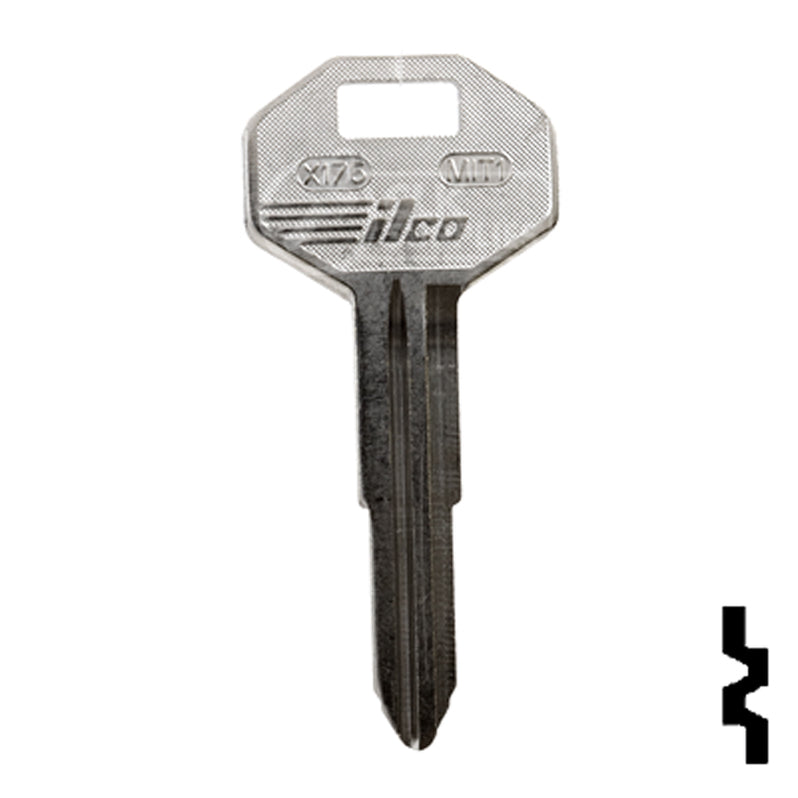 Flip Key Blade - MITSUBISHI (Like: MIT-8D / MIT11R) - Double Sided