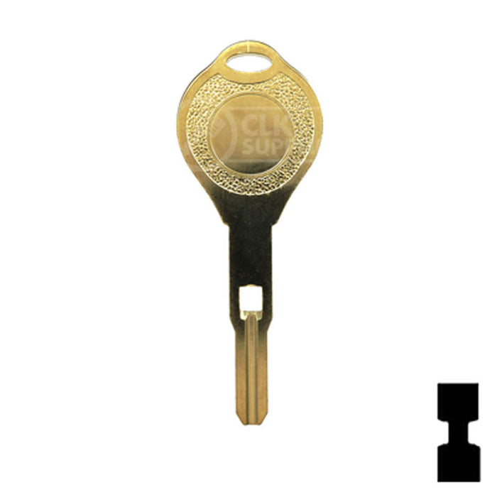 Uncut Key Blank | Nissan | Infiniti | INF90 High Security Automotive Key Ilco