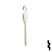 Uncut Key Blank | Nissan | X237 ( DA34 ) Automotive Key JMA USA