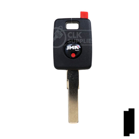 Uncut Key Blank | Porsche R/W Transponder | HU66T5