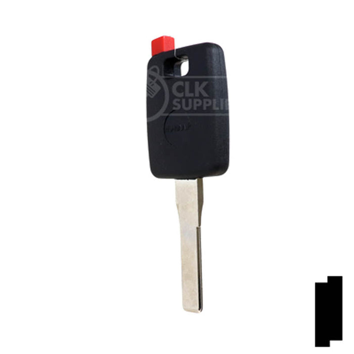 Uncut Key Blank | Porsche R/W Transponder | HU66T5 Automotive Key Ilco