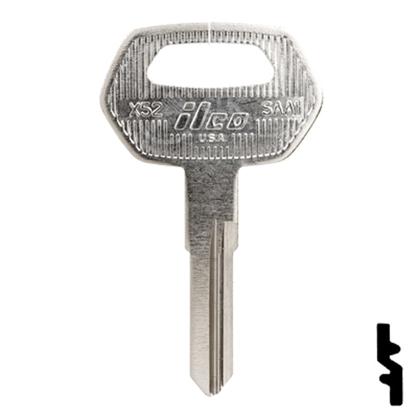 Uncut Key Blank | Saab | SAA1, X52 — CLK Supplies
