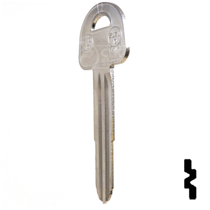 Key Blanks | X185 ( SUZ15 ) | Suzuki | Replacement Uncut — CLK