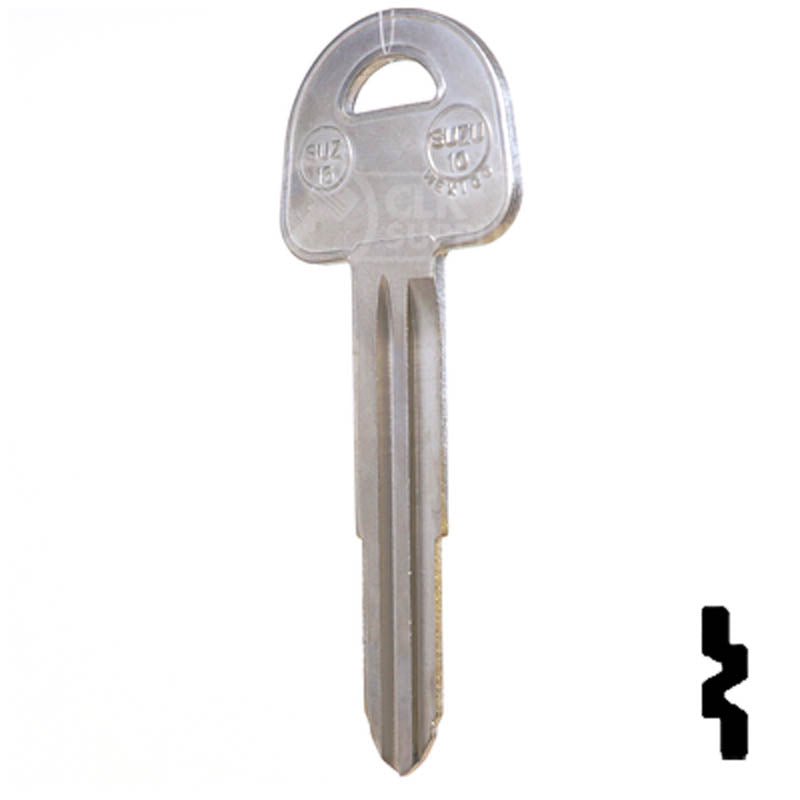 Key Blanks | X185 ( SUZ15 ) | Suzuki | Replacement Uncut — CLK