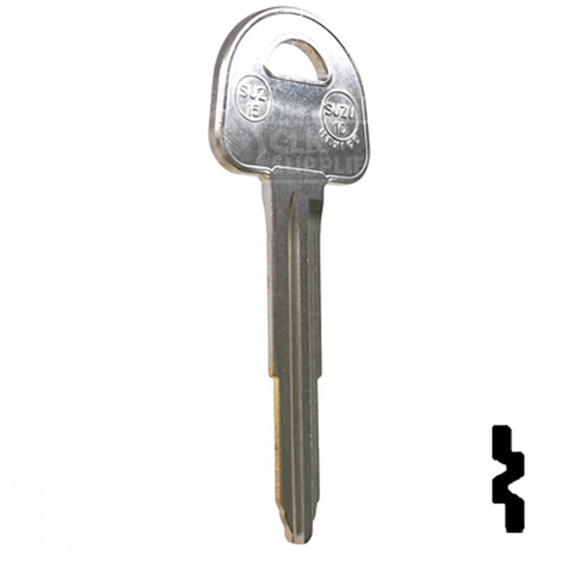 Key Blanks | X185 ( SUZ15 ) | Suzuki | Replacement Uncut — CLK
