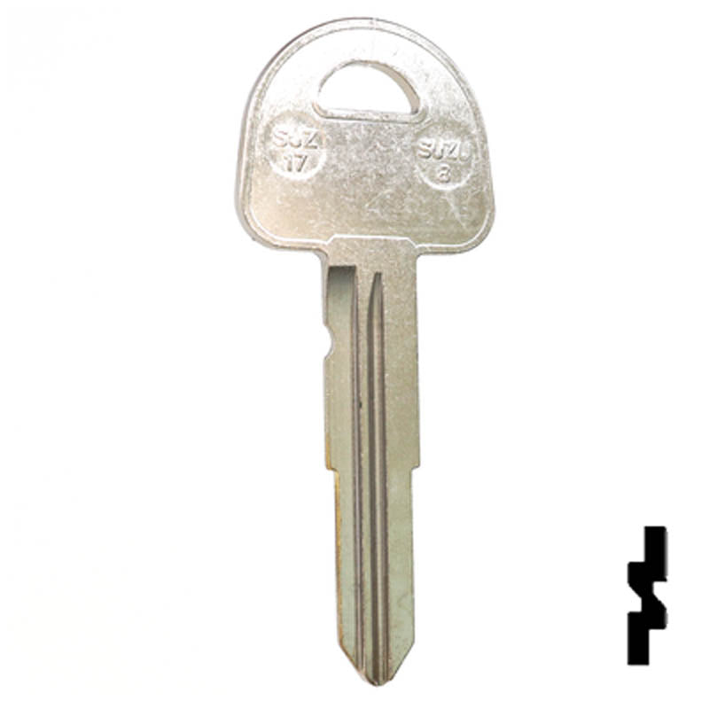 Key Blanks | X186 ( SUZ17 ) | Suzuki | Replacement Uncut — CLK