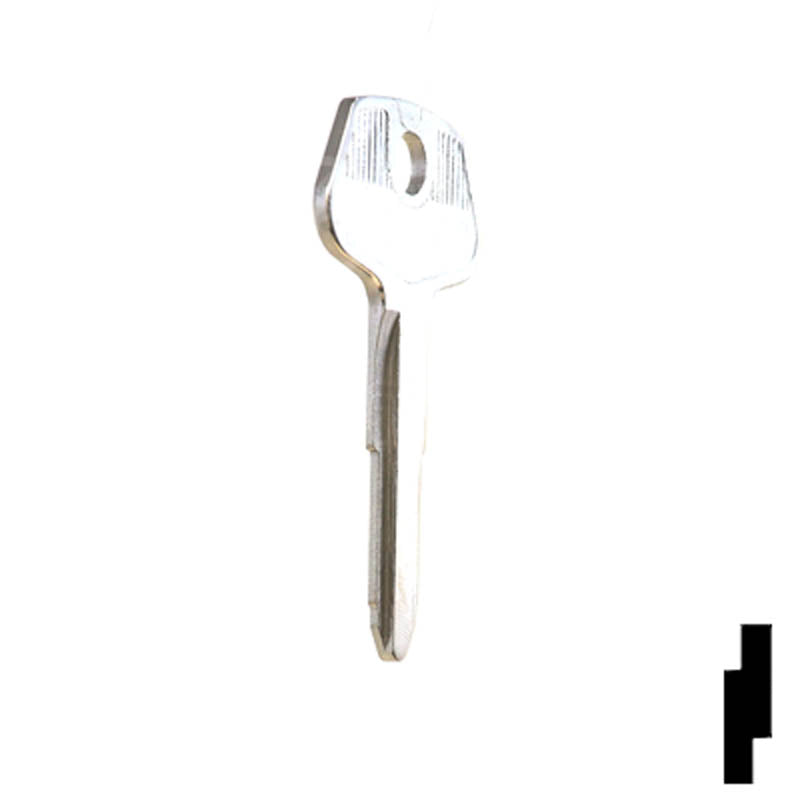 Uncut Key Blank | Toyota | T61C Automotive Key Ilco