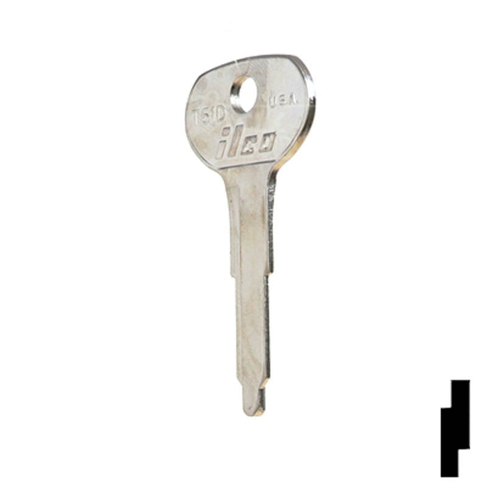 Uncut Key Blank | Toyota | T61D Automotive Key Ilco