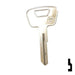 Uncut Key Blank | Toyota | TOYO-25, TA6 Automotive Key JMA USA