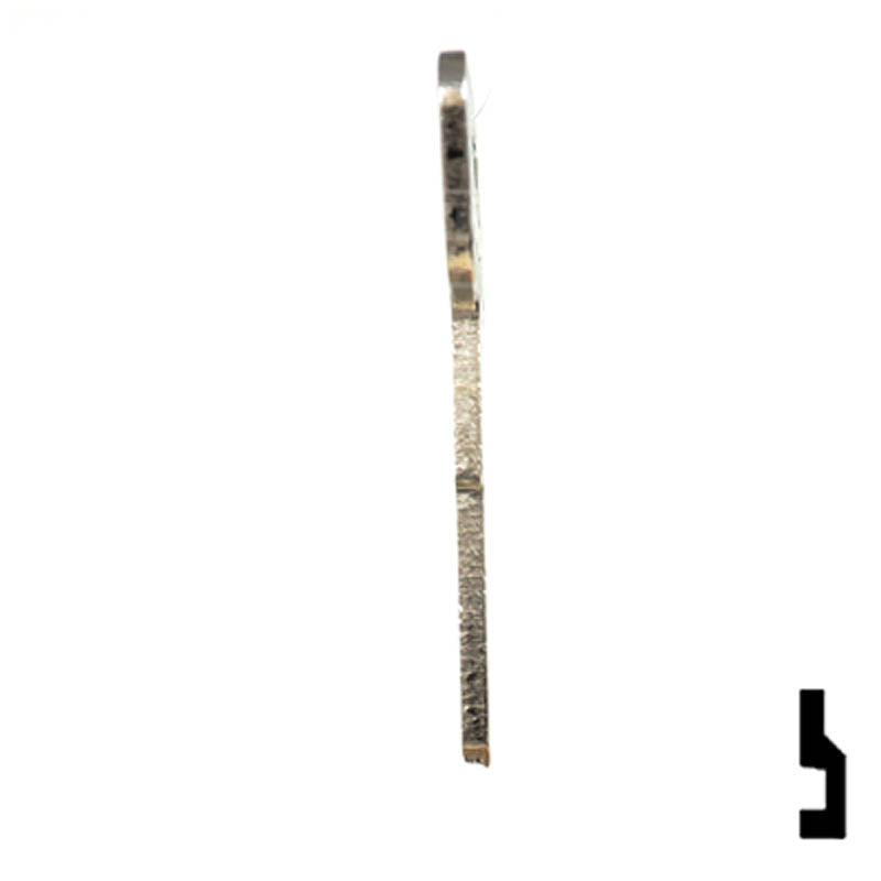 Uncut Key Blank | Toyota | TOYO-25, TA6 Automotive Key JMA USA