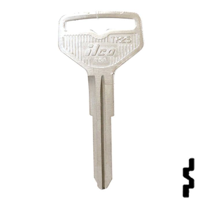Uncut Key Blank | Toyota | TR25, T81A Automotive Key Ilco
