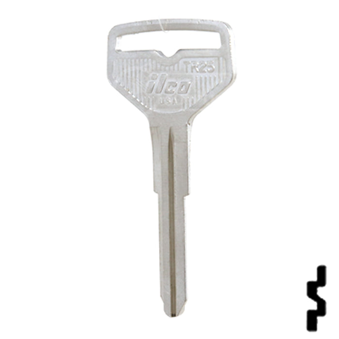 Uncut Key Blank | Toyota | TR25, T81A Automotive Key Ilco