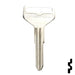 Uncut Key Blank | Toyota | TR25, T81A Automotive Key Ilco