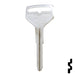 Uncut Key Blank | Toyota | TR25, T81A Automotive Key Ilco