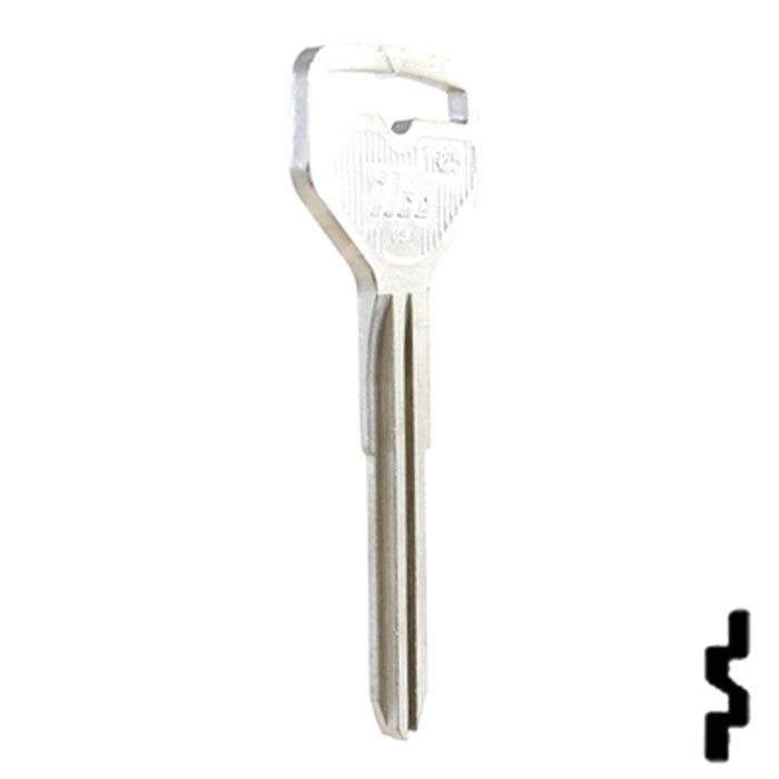 Uncut Key Blank | Toyota | TR25, T81A Automotive Key Ilco