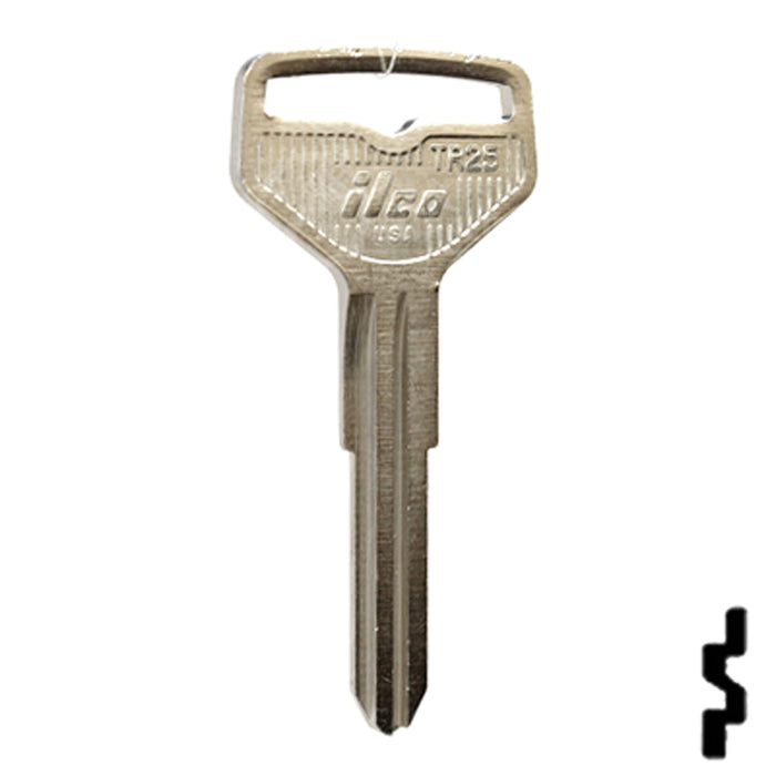 Uncut Key Blank | Toyota | TR25, T81A Automotive Key Ilco