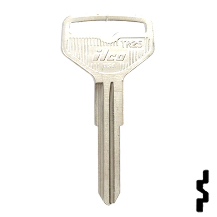 Uncut Key Blank | Toyota | TR25, T81A Automotive Key Ilco