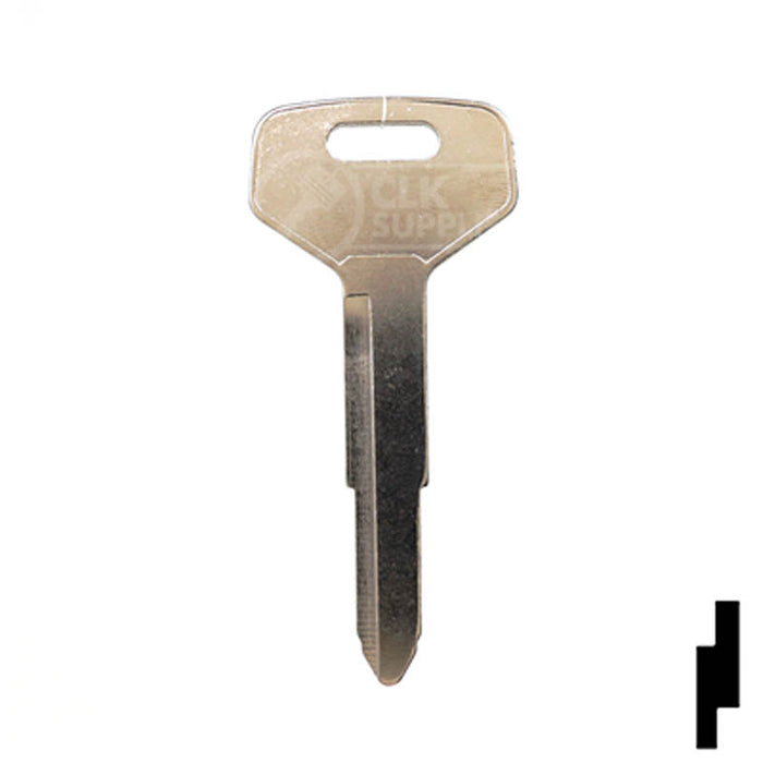 Uncut Key Blank | Toyota | X137, TR33 Automotive Key JMA USA