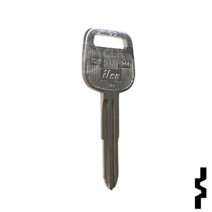 Uncut Key Blank | Toyota | X211, TR44 Automotive Key JMA USA