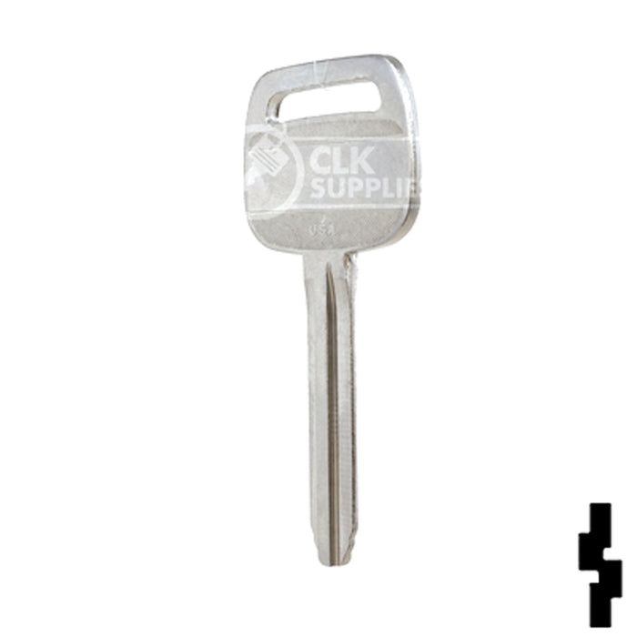 Uncut Key Blank | Toyota | X217, TR47 Automotive Key Ilco