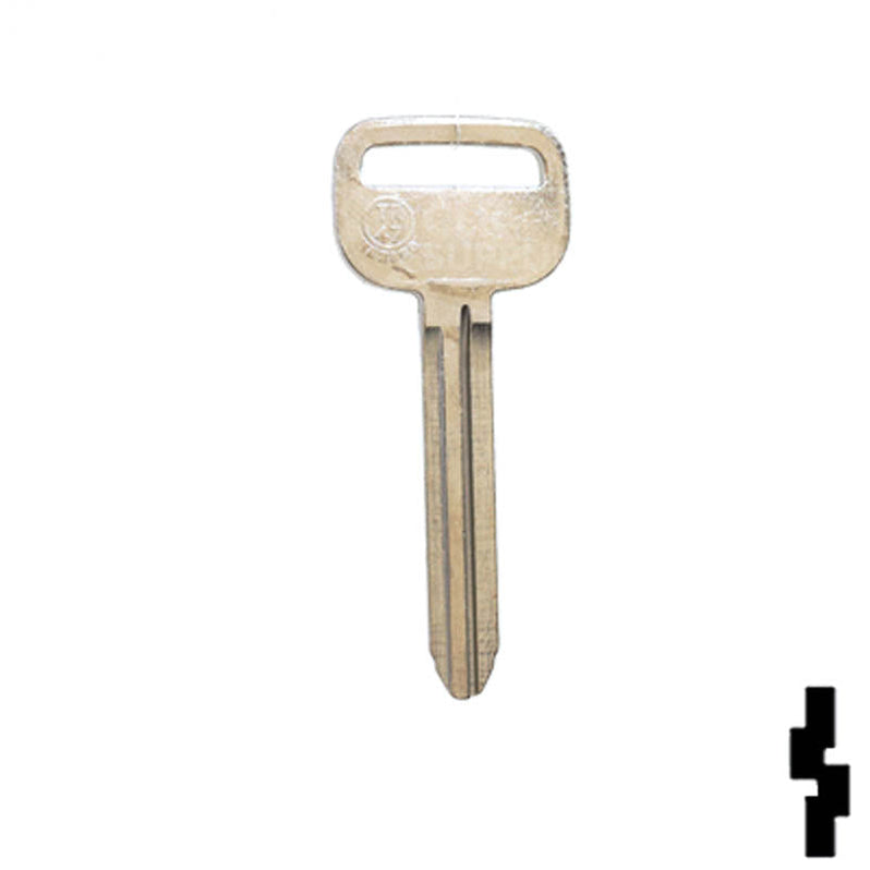 OEM Uncut Master Key Blank For 2000–2005 Toyota Celica – Genuine Toyota Japan