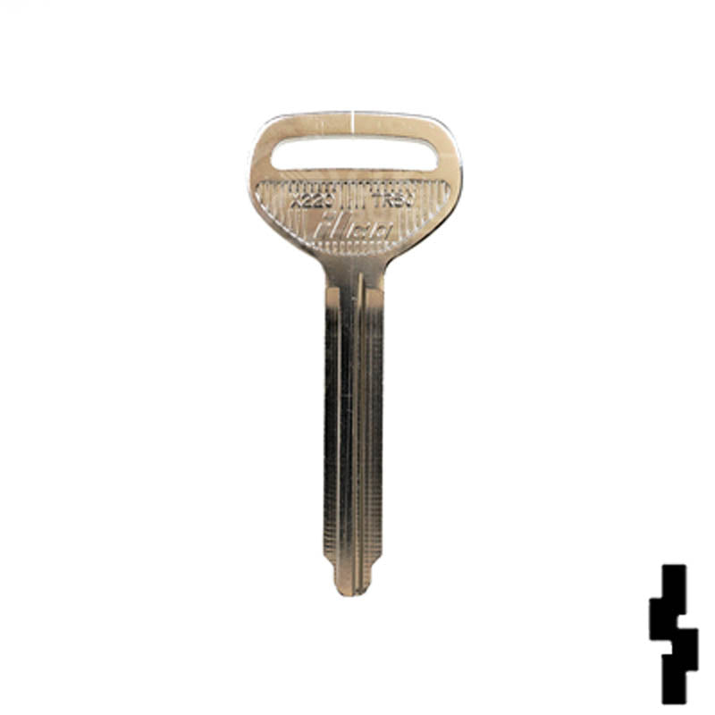 Key Blanks | X220 ( TR50 ) | Toyota | Replacement Uncut Keys — CLK