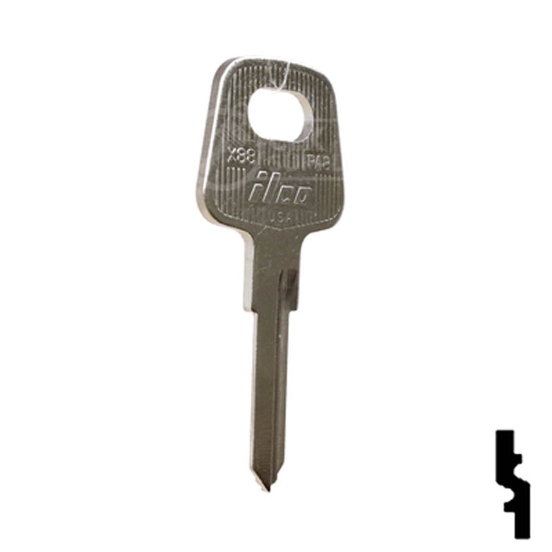 Key Blanks | X88 PA8 | Volkswagen (VW) | Audi | Uncut Replacement