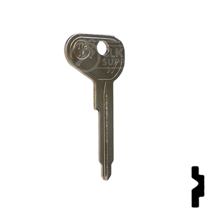 Uncut Key Blank | Volkswagen | VW67 Automotive Key Ilco