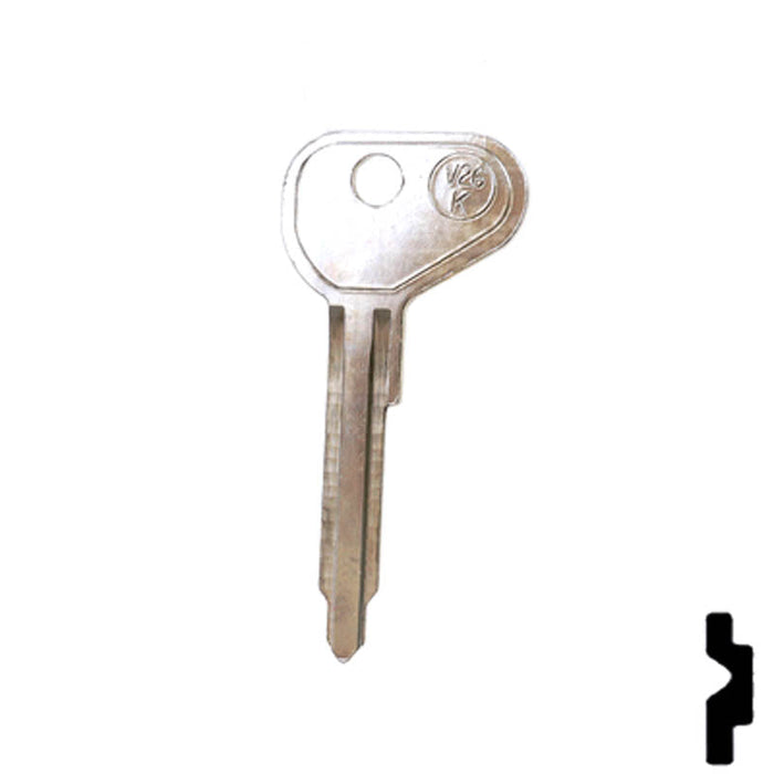 Uncut Key Blank | Volkswagen | VW67 Automotive Key Ilco