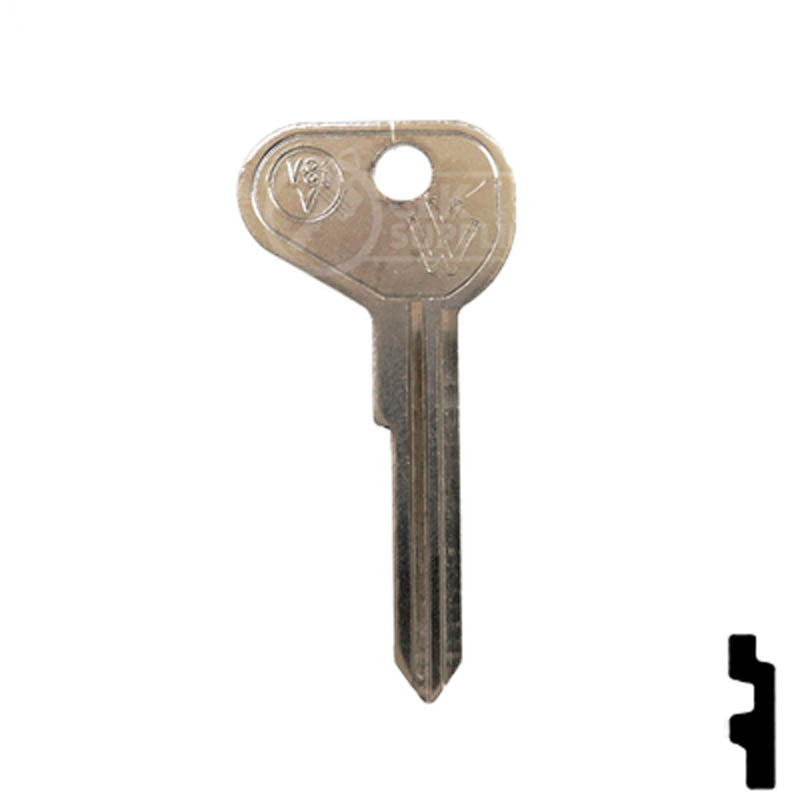 Key Blanks | X203 (V37) | Volkswagen (VW) | Uncut Replacement