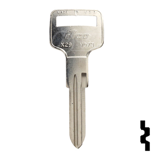 Uncut Key Blank | Volvo | X29, VO73 Automotive Key Ilco