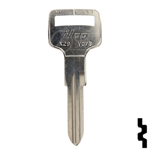 Uncut Key Blank | Volvo | X29, VO73 Automotive Key Ilco