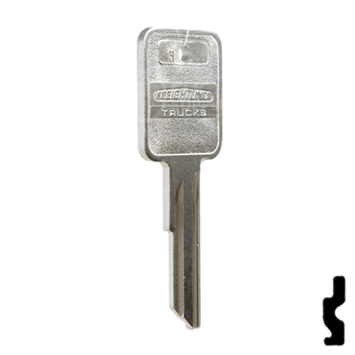 Uncut OEM Key Blank | Freightliner | 322311 Automotive Key Strattec