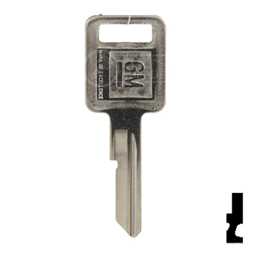 Uncut OEM Key Blank | GM | B44, P1098E Automotive Key Strattec