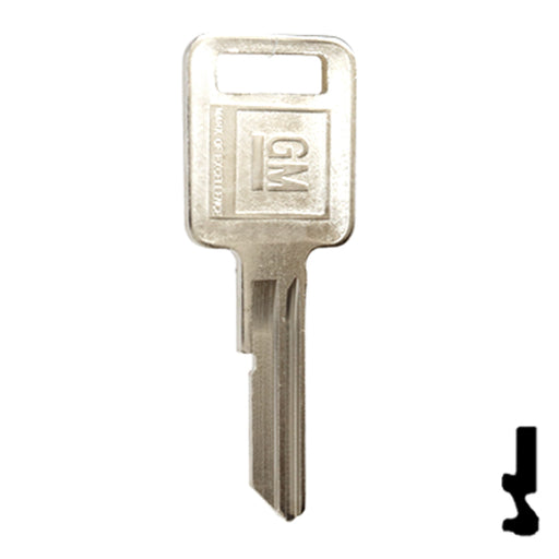 Uncut OEM Key Blank | GM | B50, P1098C Automotive Key Strattec