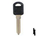 Uncut OEM Plastic Head Key Blank | GM | B92-P, P1109 Automotive Key Strattec
