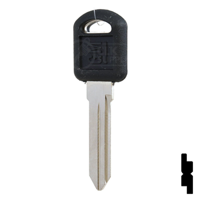 Uncut OEM Plastic Head Key Blank | GM | B92-P, P1109 Automotive Key Strattec