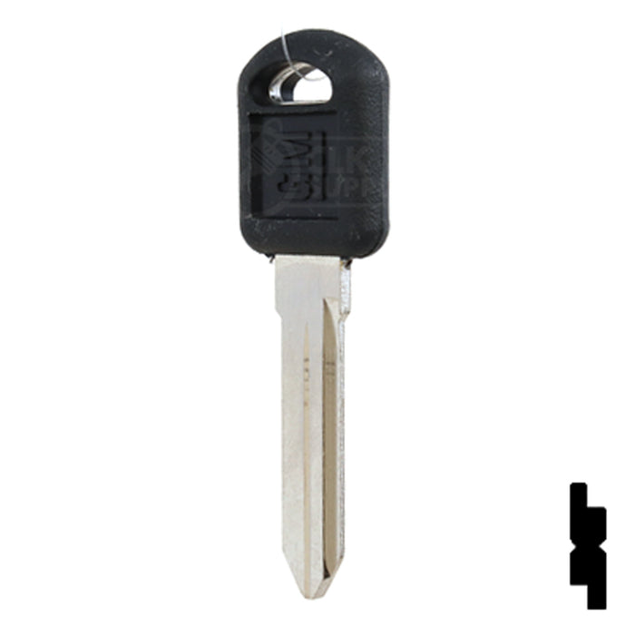 Uncut OEM Plastic Head Key Blank | GM | B92-P, P1109 Automotive Key Strattec