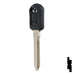 Uncut OEM Plastic Head Key Blank | GM | B92-P, P1109 Automotive Key Strattec