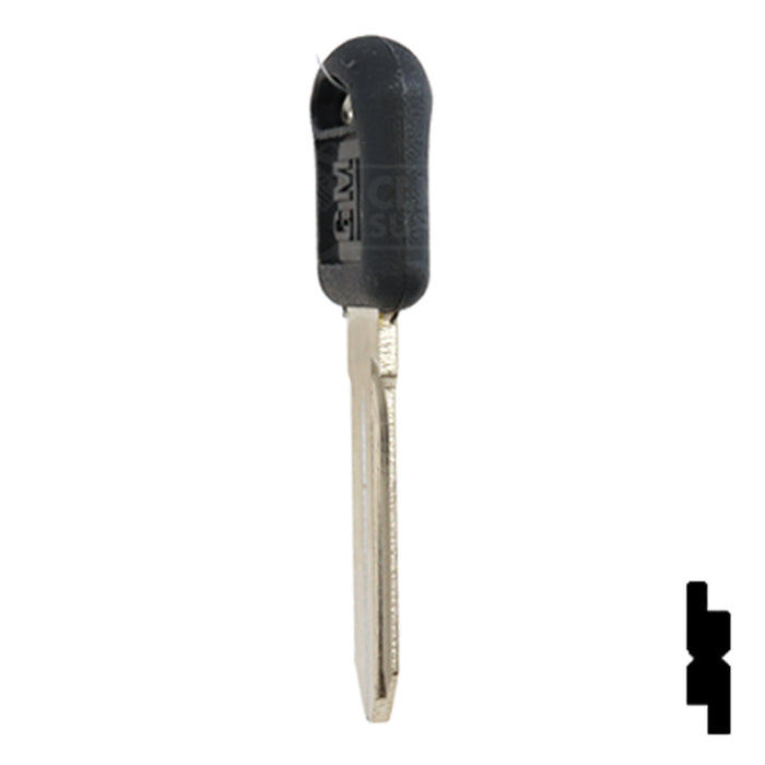 Uncut OEM Plastic Head Key Blank | GM | B92-P, P1109 Automotive Key Strattec